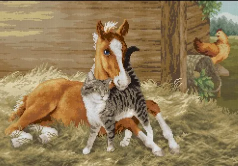 

ZZ2805 Joy Sunday Needlework Kit NOT PRINTED Cross stich Painting Set Cross Stitch Kits Cross-stitch Embroidery Set Stitch Kits