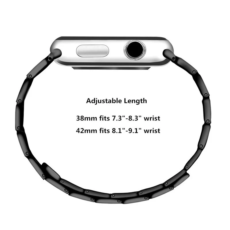 Stainless Steel Watch Band Strap for Apple Watch Band 8 7 6 5 4 3 21 45mm 41mm 44mm 40mm 42mm 38mm Magnetic Loop Watchband Strap