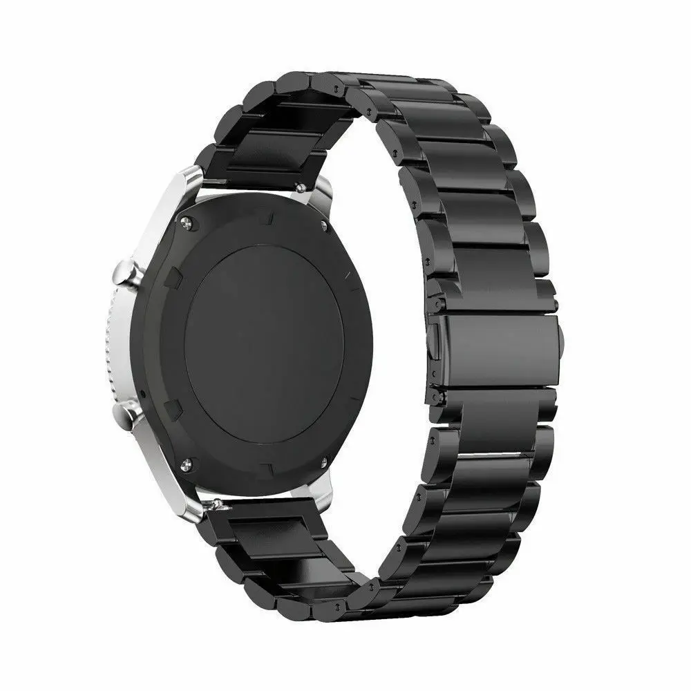 Ремешок для часов из нержавеющей стали для huawei Watch GT/2 Pro 22 мм Универсальный сменный Браслет ремешок для samsung gear S3 Frontier