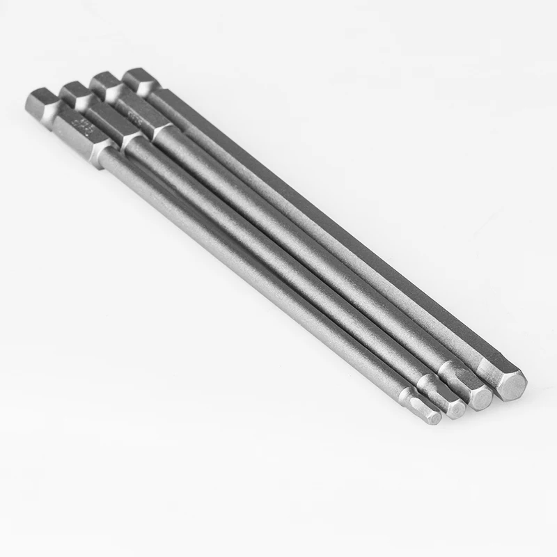 4 шт. Набор торцевых гаечных ключей сверла длиной 150 дюйма шестигранные биты с