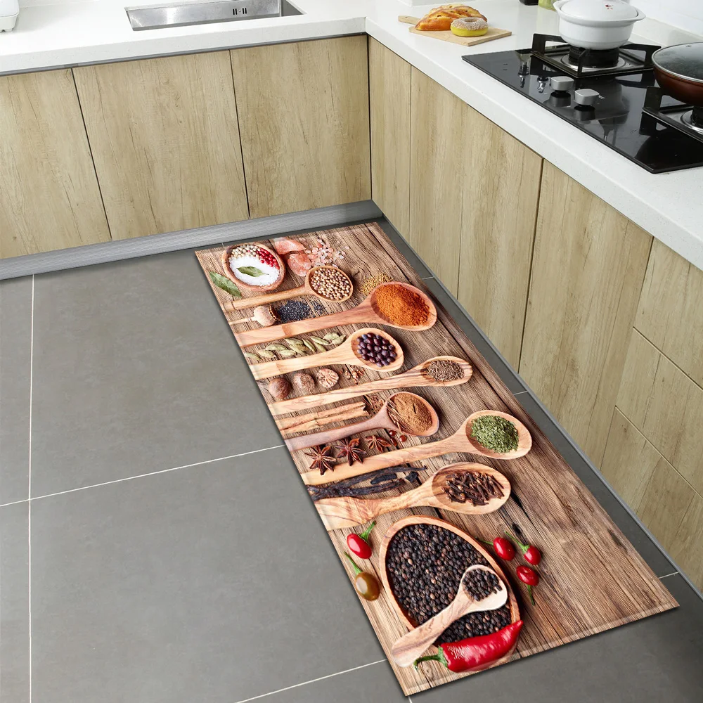 

Modern Kitchen Carpet Entrance Doormat Living Room Children Floor Bedroom Balcony Decoration Rug Home Hallway Bath Anti-Slip Mat