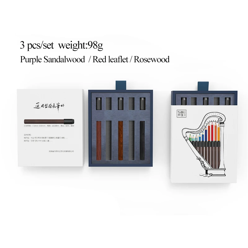 

Деревянные удлинители для карандашей Angel Mark 1/3/5 шт.