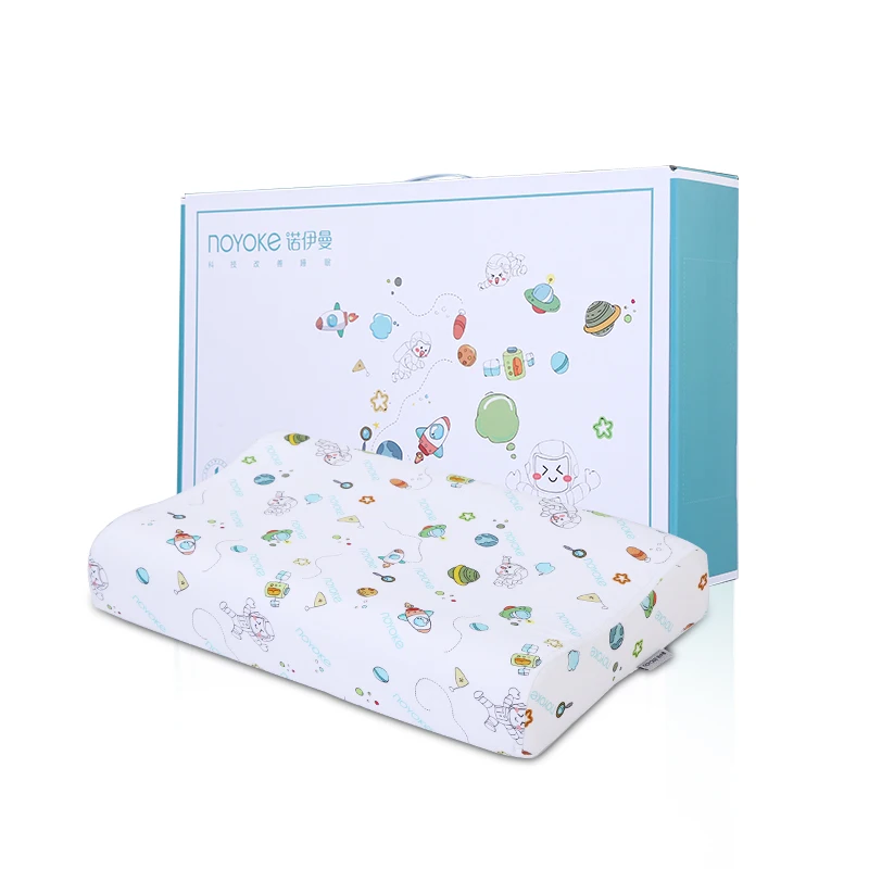 NOYOKE детская антиклещевая бактериостатическая подушка для шеи Натуральная