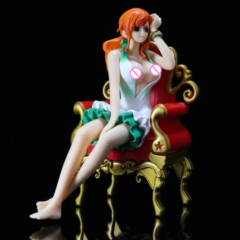 15 см аниме сексуальная девушка фигуры стул вер. Нами ПВХ R18 + жесткий сундук 1/7