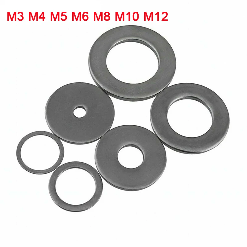 

SUS 201 Метрические плоские шайбы из нержавеющей стали, прокладка для кольца