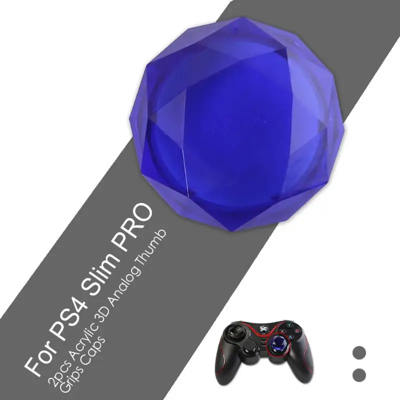 Модные Акриловые 3D аналоговые захваты для больших пальцев прозрачные колпачки