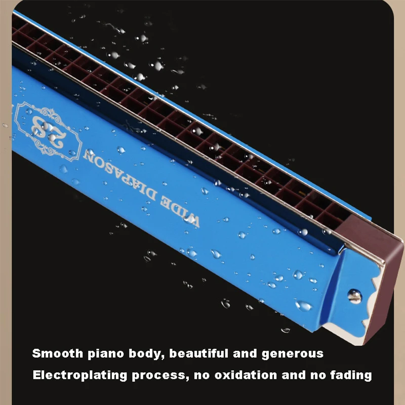 Harmonica Music Instrument 28 Hole C Tune Stress Polyphony Bruce Jazz Beginner Adult Professional Playing | Спорт и развлечения