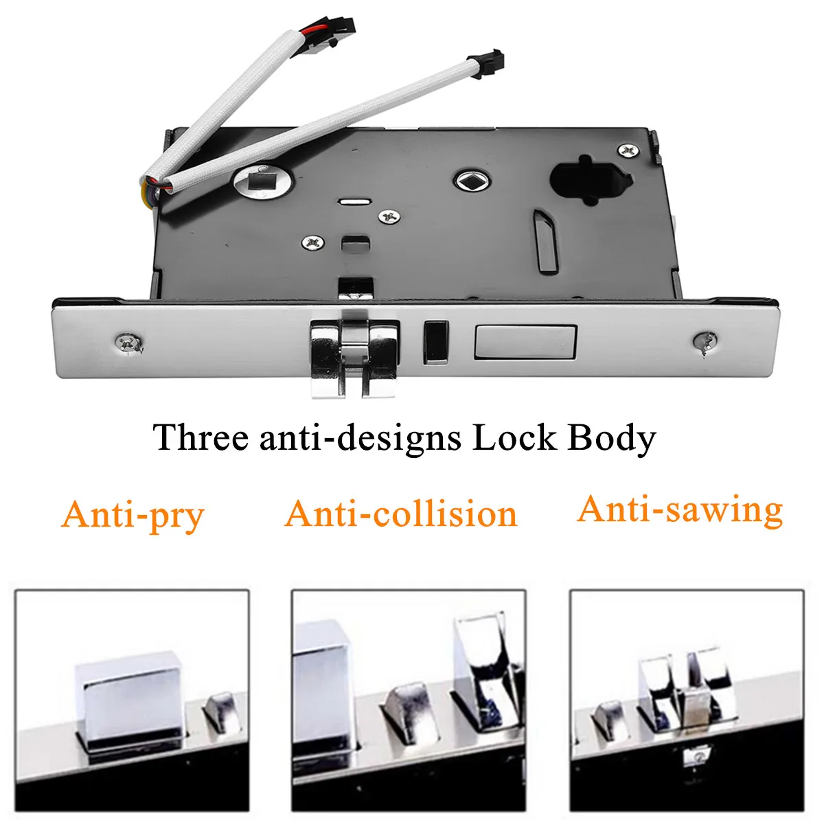 Safurance Digital Card Lock Security Stainless Steel Intelligent RFID Key Unlock Hotel Door System Locks | Безопасность и защита
