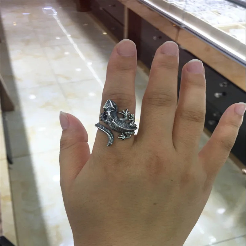 Hot Adjustable Lizard Ring Cabrite Gecko Chameleon Anole Jewelry Free Size gift idea free ship Gifts | Украшения и аксессуары