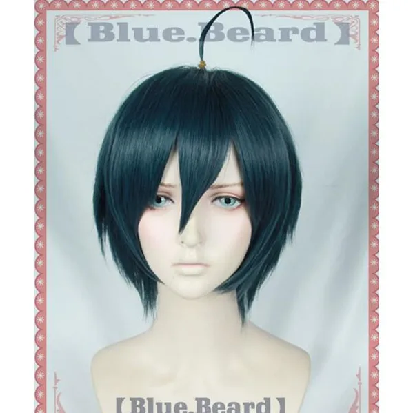 НОВЫЙ Danganronpa Dangan Ronpa Saihara shuichi косплей парик ролевые игры волосы Хэллоуин|dangan