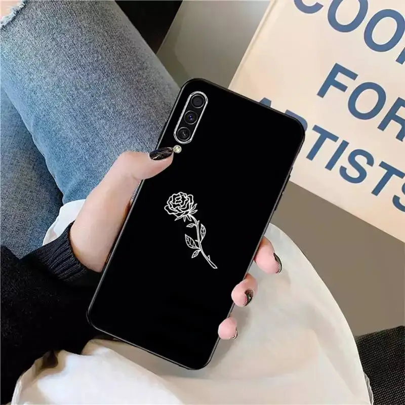 

love Simple lines fundas funda Phone Case For Samsung galaxy S 9 10 20 A 10 21 30 31 40 50 51 71 s note 20 j 4 2018 plus