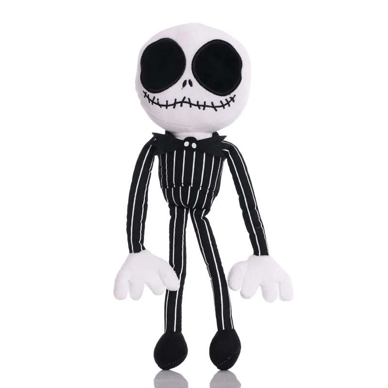 

40cm The Nightmare Before Christmas Jack Skellington Halloween Toys Doll Skeleton Jake Plush Stuffed Toy For Children Kids Gifts