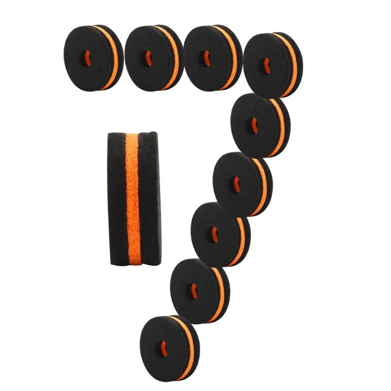 Новинка 10 шт. тарелки аксессуары для барабана Набор тарелок чувствовал шайбы