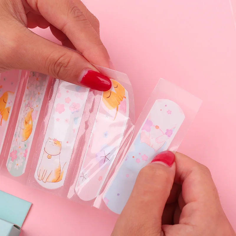 

20PCs Cute Cartoon Band Aid Waterproof Breathable Adhesive Bandages First Aid Emergency Kit For Kids Children Home Outdoor decor