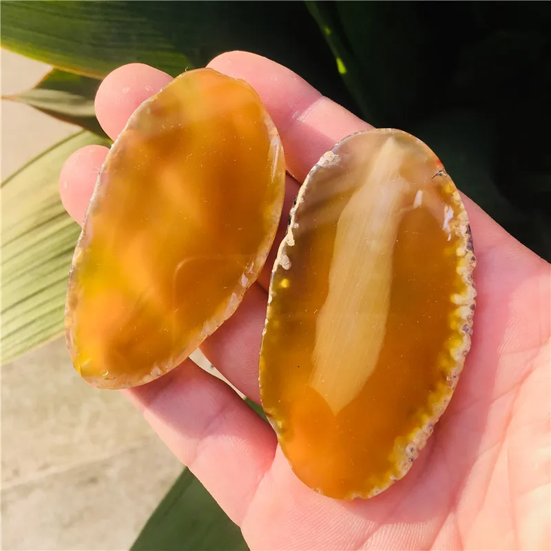 Комплект из 2 предметов природа подвеска Агат ломтик Coaster желтый кварцевый и