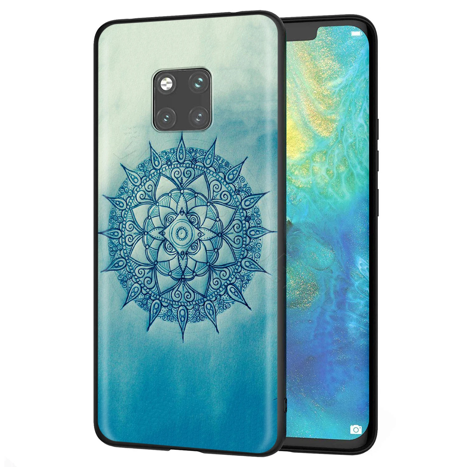 Webbedepp чехол с модным принтом мандалы для Huawei Honor 6A 7A 7C 7X 8 8X 8C 9 9X 10 20 Lite Pro Note View |