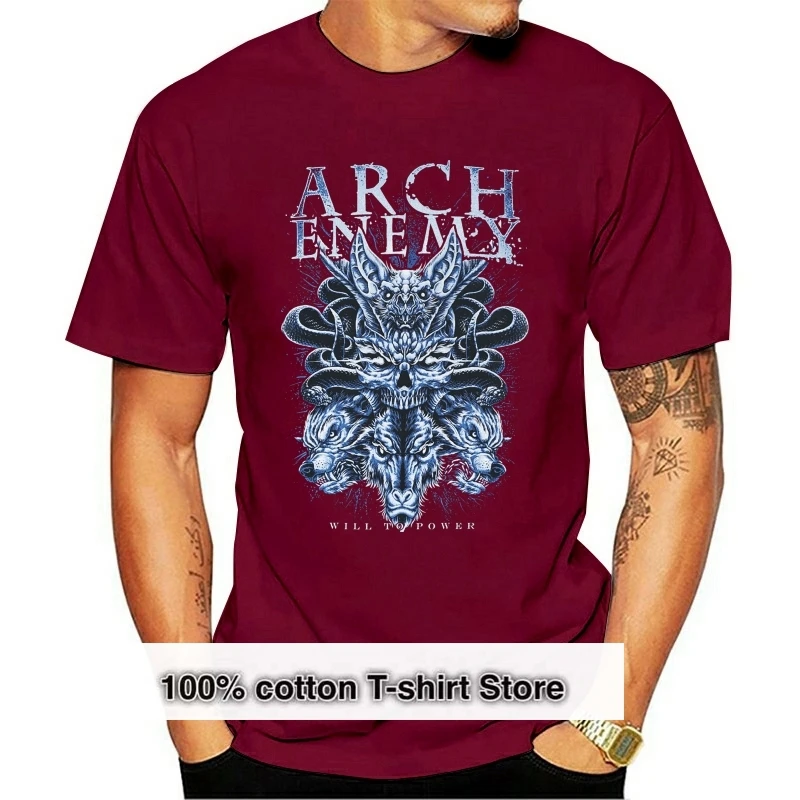 

Arch Enemy Skull Bat Australian Tour Shirt M XL XXL T-shirt Metal Band Tshirt