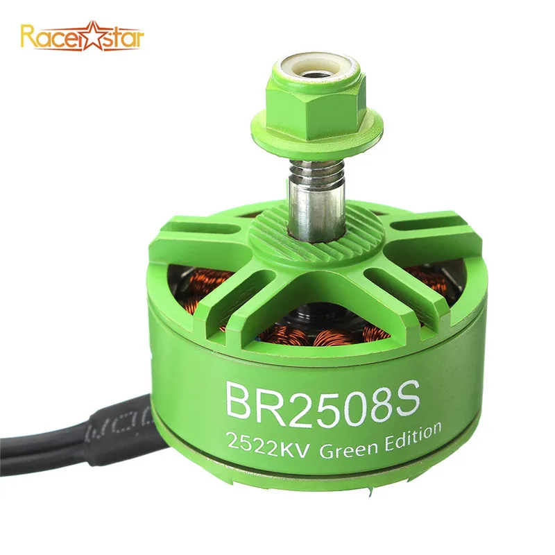 Бесщеточный двигатель Racerstar 2508 BR2508S Green Edition 1275KV 1772KV 2522KV для FPV Racing Drone