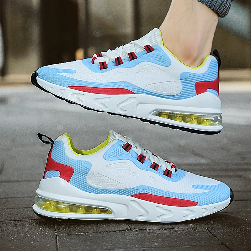 

Кроссовки спортивные на шнуровке для мужчин и женщин, дышащие, для бега