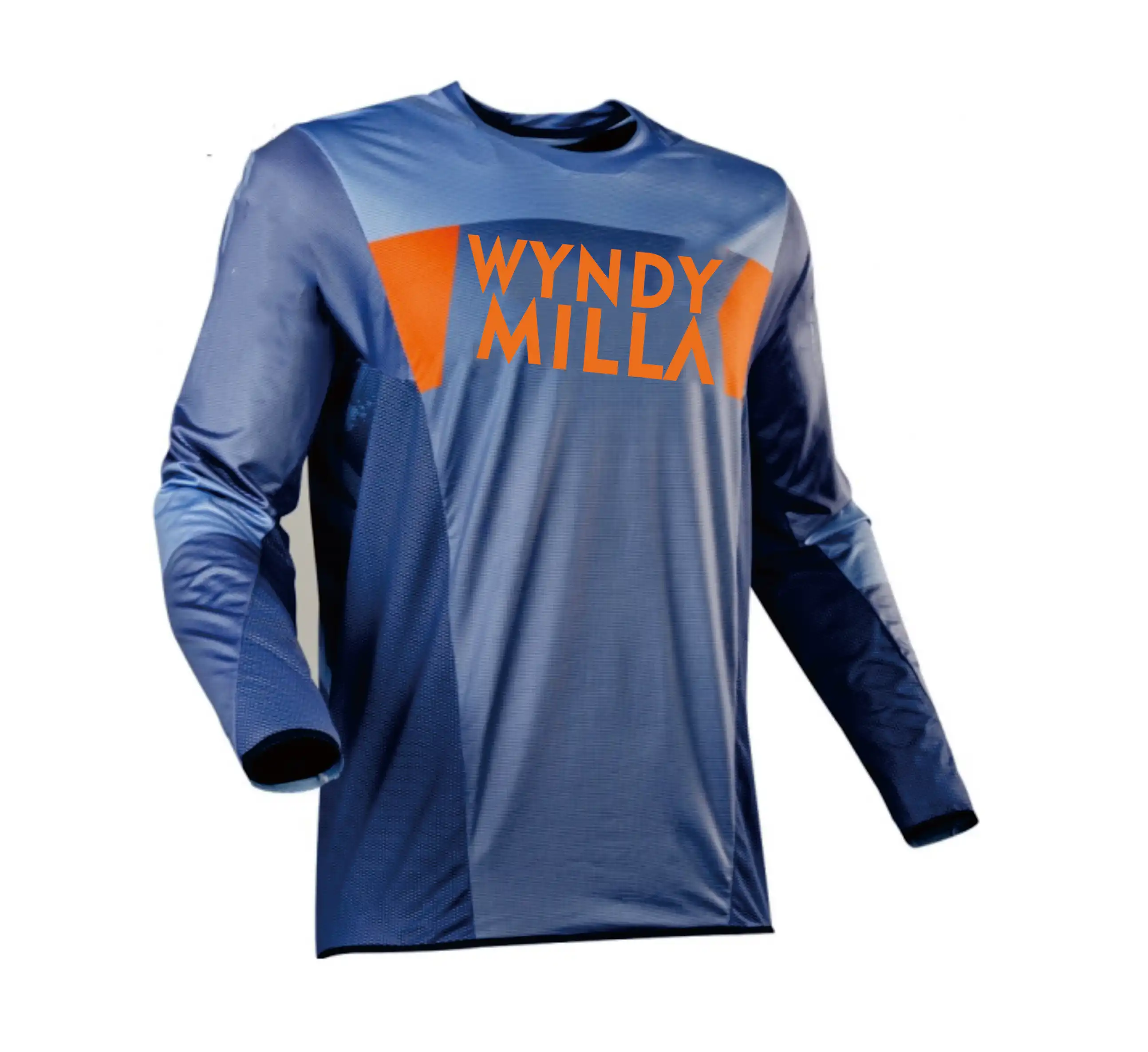 Мужская рубашка WYNDY MILLA с длинным рукавом и горным велосипедом свободная удобная