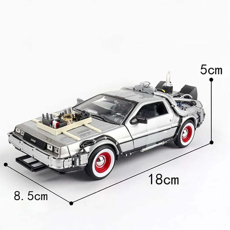 1/24 масштабная модель автомобиля литья под давлением сплав Back To The Future на возраст 1