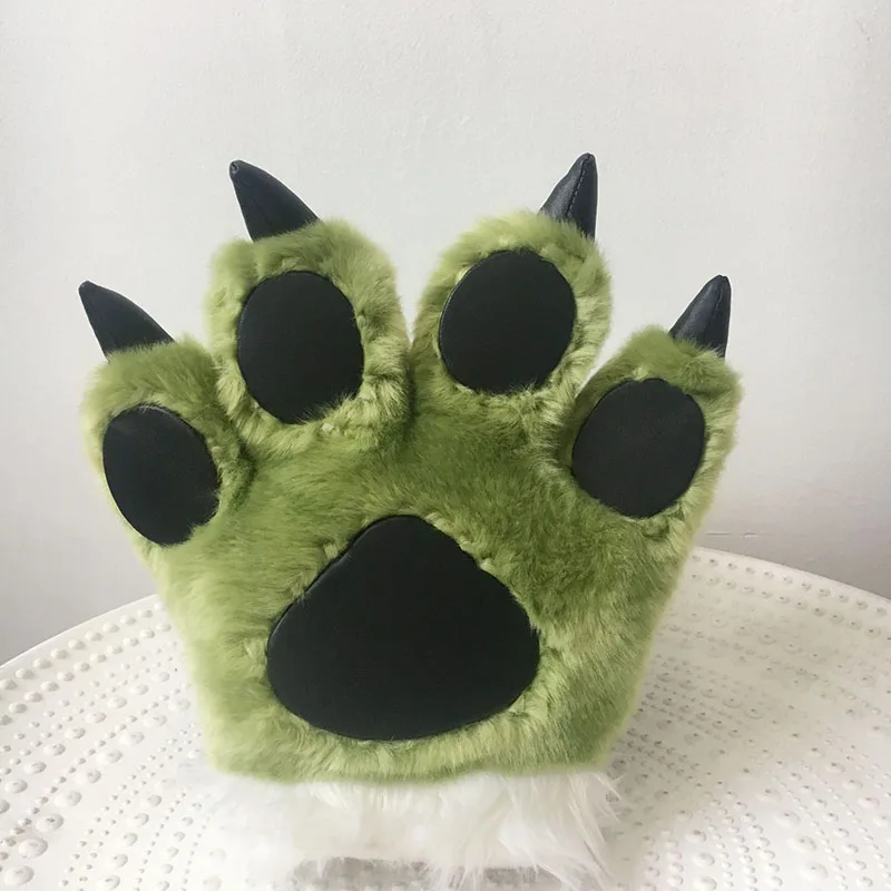 Плюшевые перчатки игрушка плюш мягкая имитация животные лапы костюм для косплея