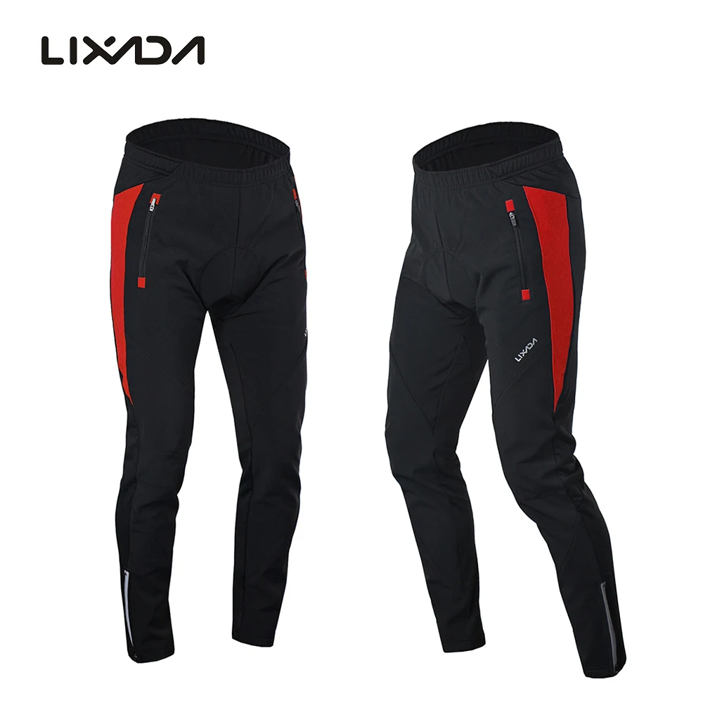 Lixada мужские уличные велосипедные брюки зимние теплые дышащие удобные с мягкой