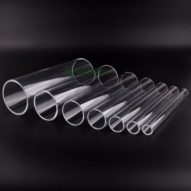 2 шт. прозрачные акриловые трубки для подачи воды диаметр 16-110 мм