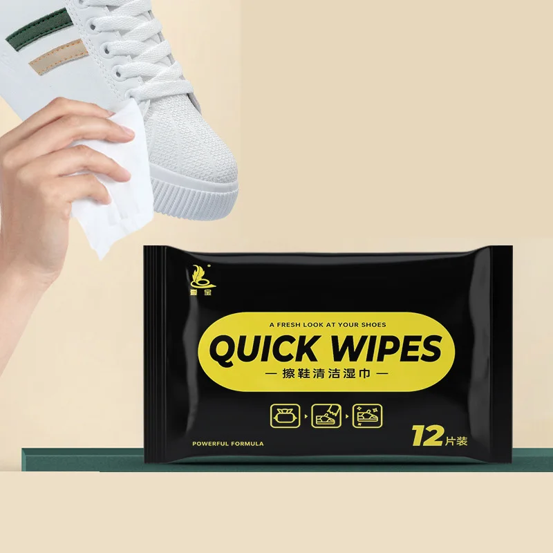 12/30pcs Disposable Shoes Clean Wipes Portable White Cleaning Care Sneakers Quick Wet Travel carry | Дом и сад