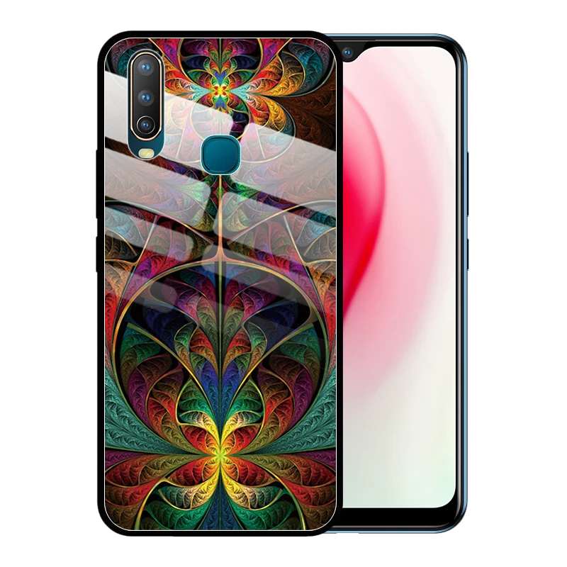 Fantasy Tempered Glass Case Cover for VIVO Y15 Y17 Y12 Y93 Y85 Y81 Y19 Y75 U3 Y66 Coque Funda | Мобильные телефоны и