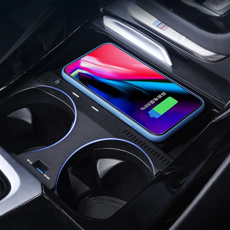 for bmw x3 x4 g01 g02 car phone wireless charger accessories mobile phone automatic charging board g01 g02 usb charger free global shipping