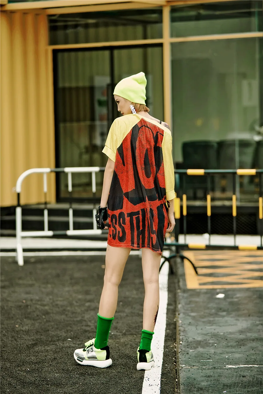 Women's Wholesale Sweater T-Shirt Women Loose Large Size Print Spring Summer Korean Harajuku Online Chinese Store Mesh Fabric 30 |