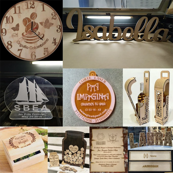 Высокая скорость! Лазерный гравировальный станок Co2 для дерева акрила |