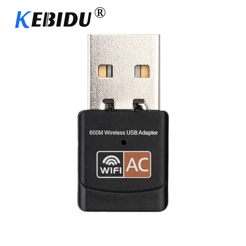 Высокоскоростной беспроводной мини адаптер kebidu 600 Мбит/с 2 4 ГГц 5 USB Wi Fi антенна