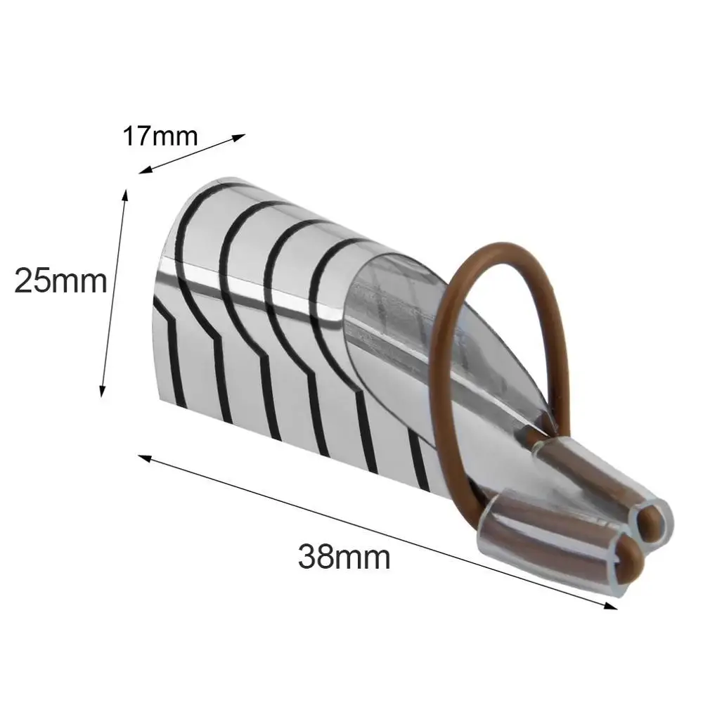 5 шт. многоразовые формы для ногтей алюминиевые направляющие инструмент