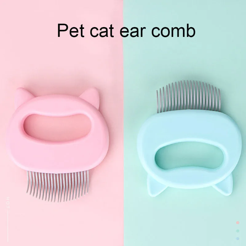 

Pet Massage Brush Shell Shaped Handle Pet Grooming Massage Tool To Remove Loose Hairs Only For Cats
