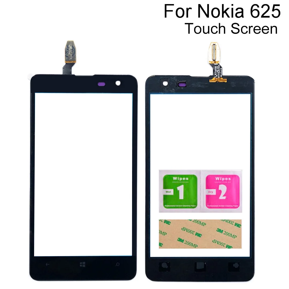 Стекло сенсорного экрана для Nokia Lumia 625 N625 RM-941 Сенсорное стекло Переднее