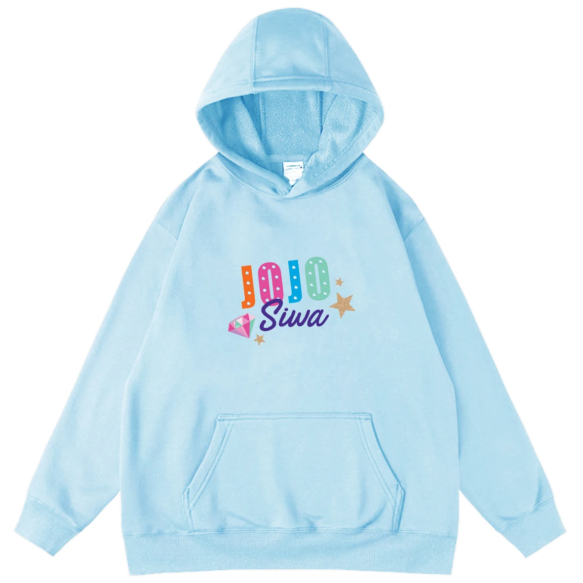 

Hot Sale JoJo Siwa Letter Print Hoodie Men Long Sleeve Sweatshirt Hoodies Pocket Loose Oversized Casual Pullover Streetwear