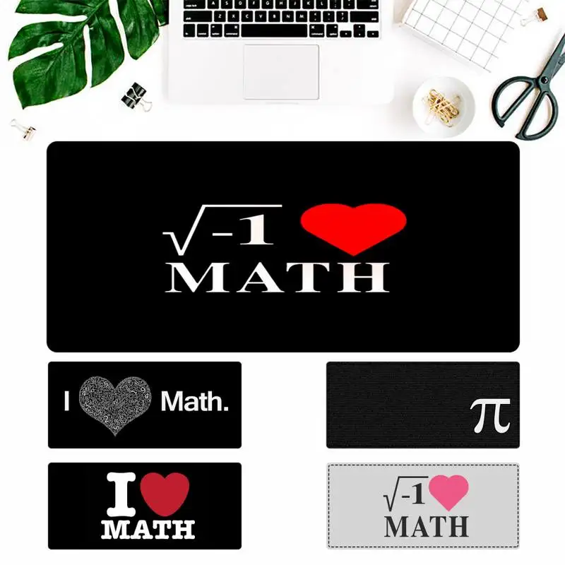 

Big Promotions I Love Math Gaming Mouse Pad Gamer Keyboard Maus Pad Desk Mouse Mat Game Accessories For Overwatch