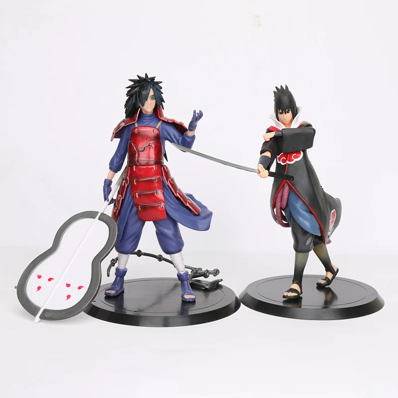 2 шт./компл. Аниме ПВХ экшн фигурки модели игрушки куклы|model toy|madara uchihauchiha sasuke |
