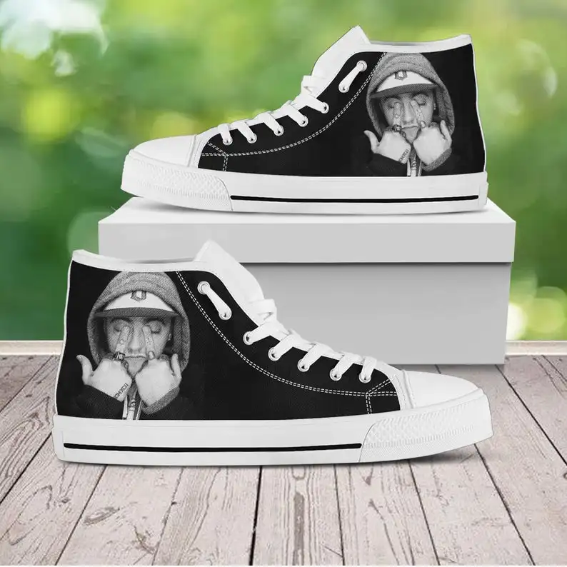 

Mac Miller Hi Tops,Mens Womens Designer Leisure Sneakers Men Casual Canvas Shoes