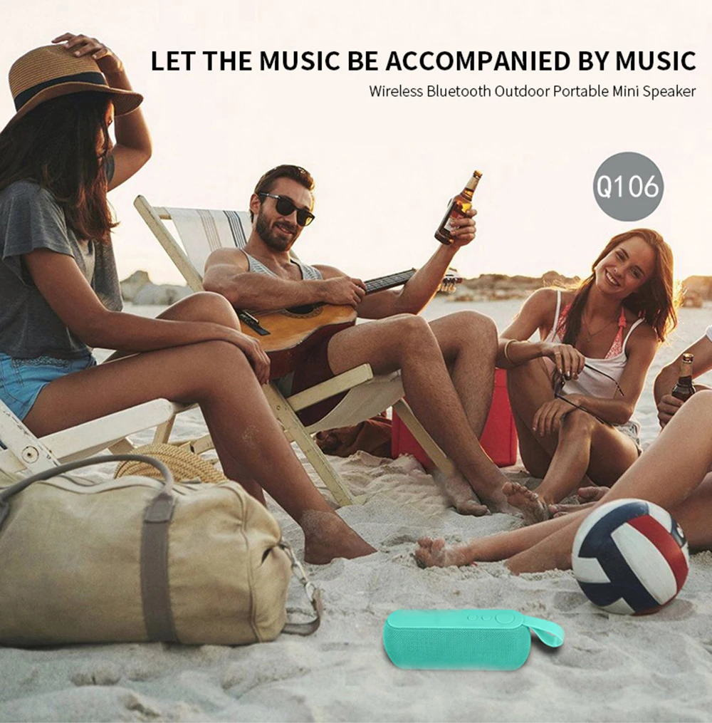 Портативный Bluetooth динамик беспроводной громкий звуковая система 3D стерео