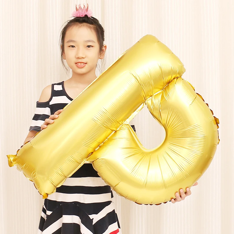 

Aluminum Film Aerosphere Wedding Banquet Decoration Letter Balloon Home Decor Accessorie Golden Balloon Festival Party Adornment
