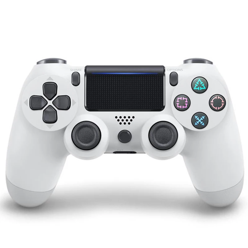White Беспроводной пульт управления Bluetooth для sony PS4 Геймпад игровые устройства с джойстиком для PS3 консоль для Win 7/8/X - Цвет: White