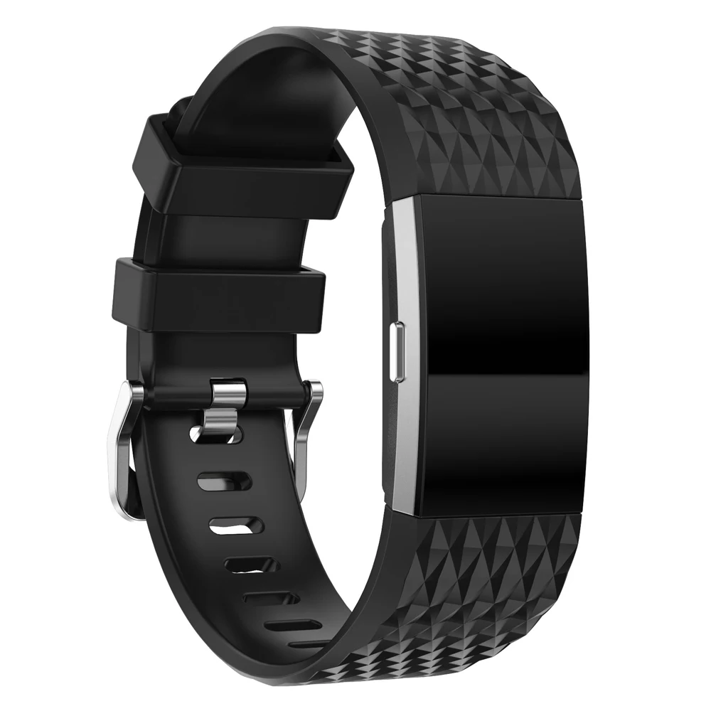 Для Fitbit charge 2 серия 3D Алмазный силиконовый для Charge frontier/классический ремешок