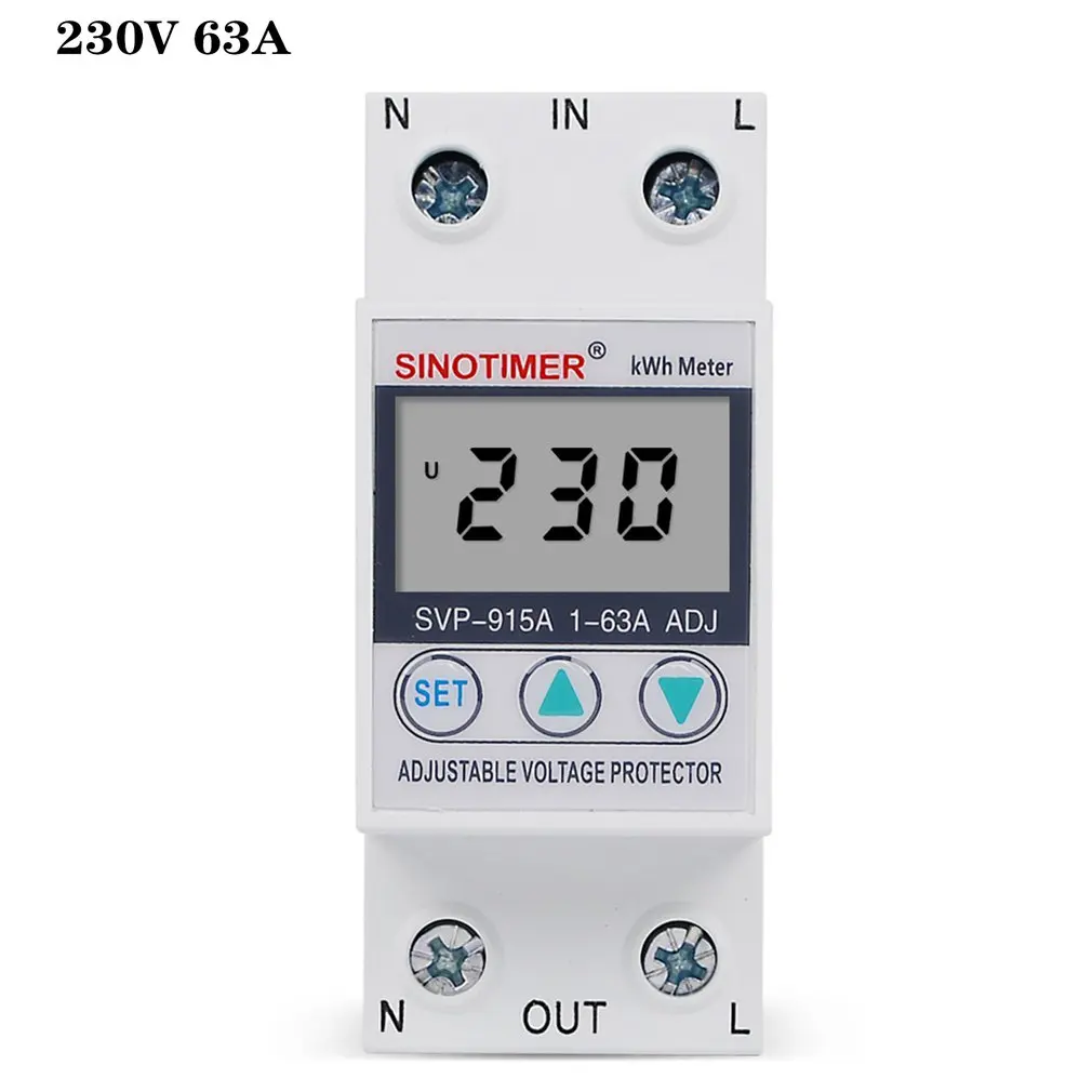 

Din-рейка, регулируемые Защита от напряжения, реле предельного тока, защита со шкалой яркости, потребляемая мощность