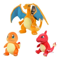 pokemon cartoon doll giant fire breathing dragon fire lizard chameleon plush toy kawaii decoration childrens birthday gift