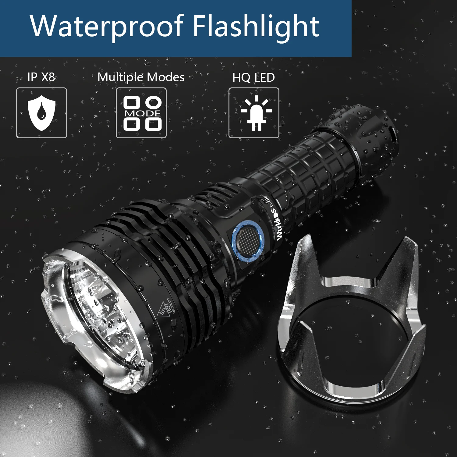 Перезаряжаемый светодиодный фонарик Wurkkos TS30S 21700 SBT90.2 6000lm дополнительная