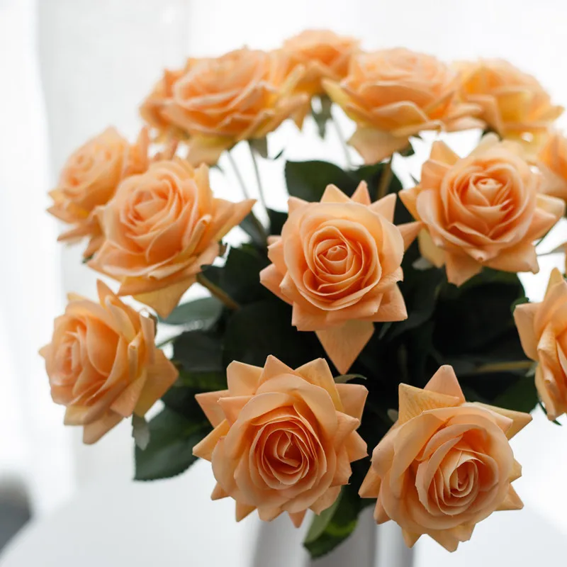Увлажняющая искусственная Роза для одной руки поддельный цветок украшения