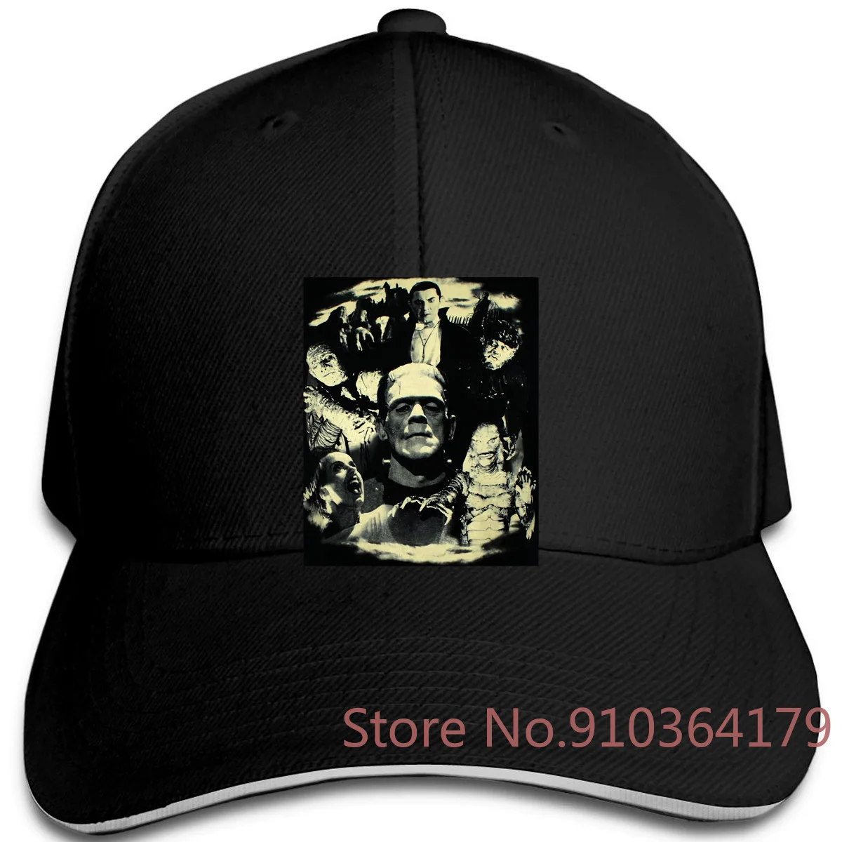 Универсальный коллаж монстров Дракула Франкенштейн свечение Новинка брендовая